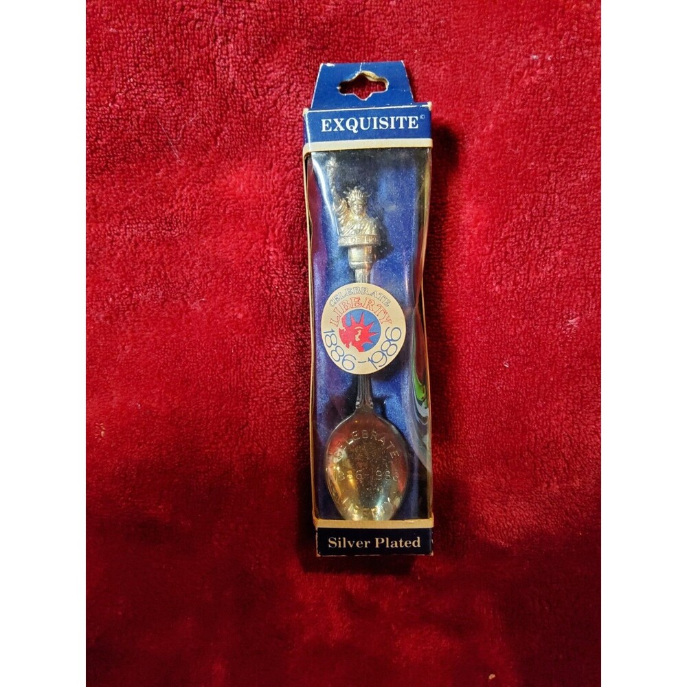 1886-1986 Celebrate Liberty Silver Plated Spoon